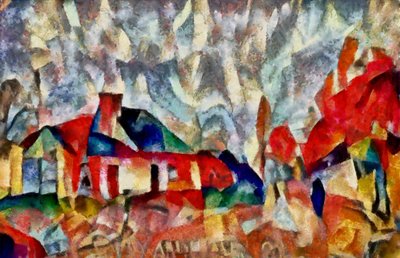 In het rood #2, 2017 door Alex Caminker